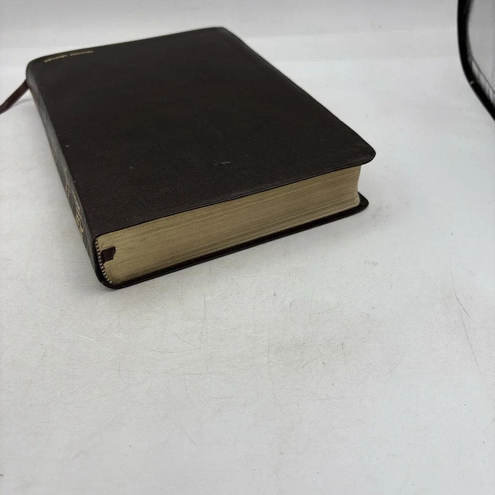 Vintage Holy Bible w Personal Comment Oral Roberts King James Black Leather 1981